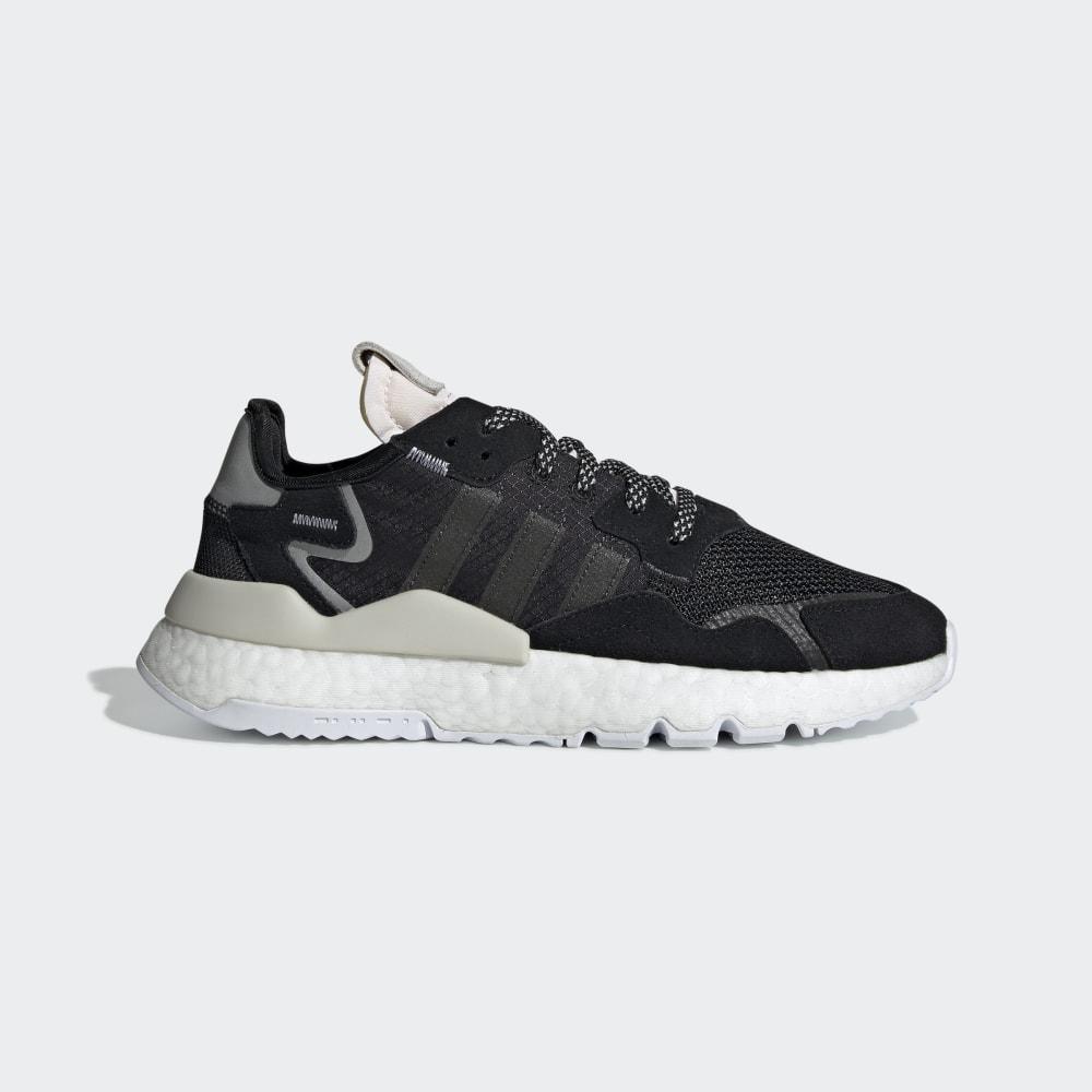 Originals Adidas Nite Jogger Barbati Romania - Negrii/Gri Inchis/Albi CG6253